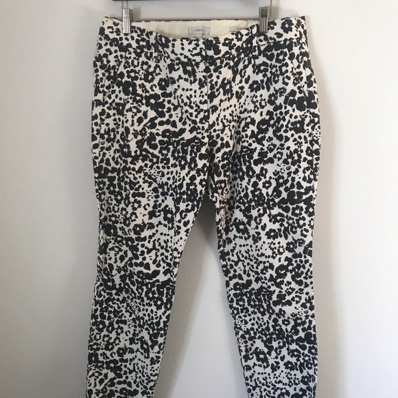 J Crew Snow Leopard Favorite Fit Pants - Picture 2 of 5